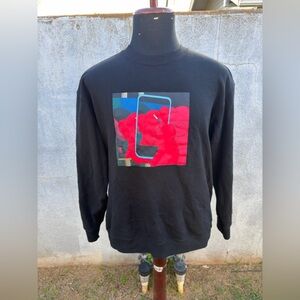 PreOwned KAWS x Uniqlo Warhol Graphic  Sweatshirt Black Men's Large